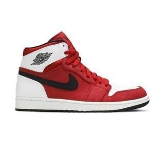 NWB NIKE Air Jordan 1 Retro High "Gym Red/ Black White" Sneakers 7Y/W8.5